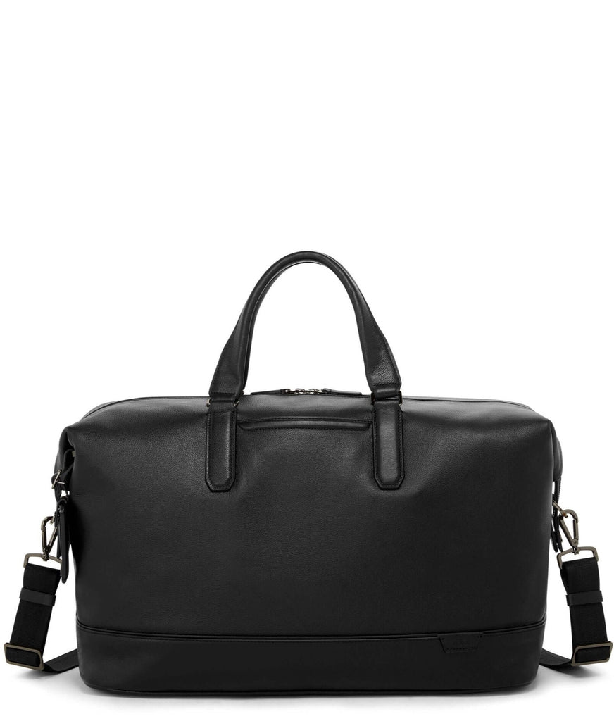 HARRISON Nelson Leather Duffel Black London Luggage