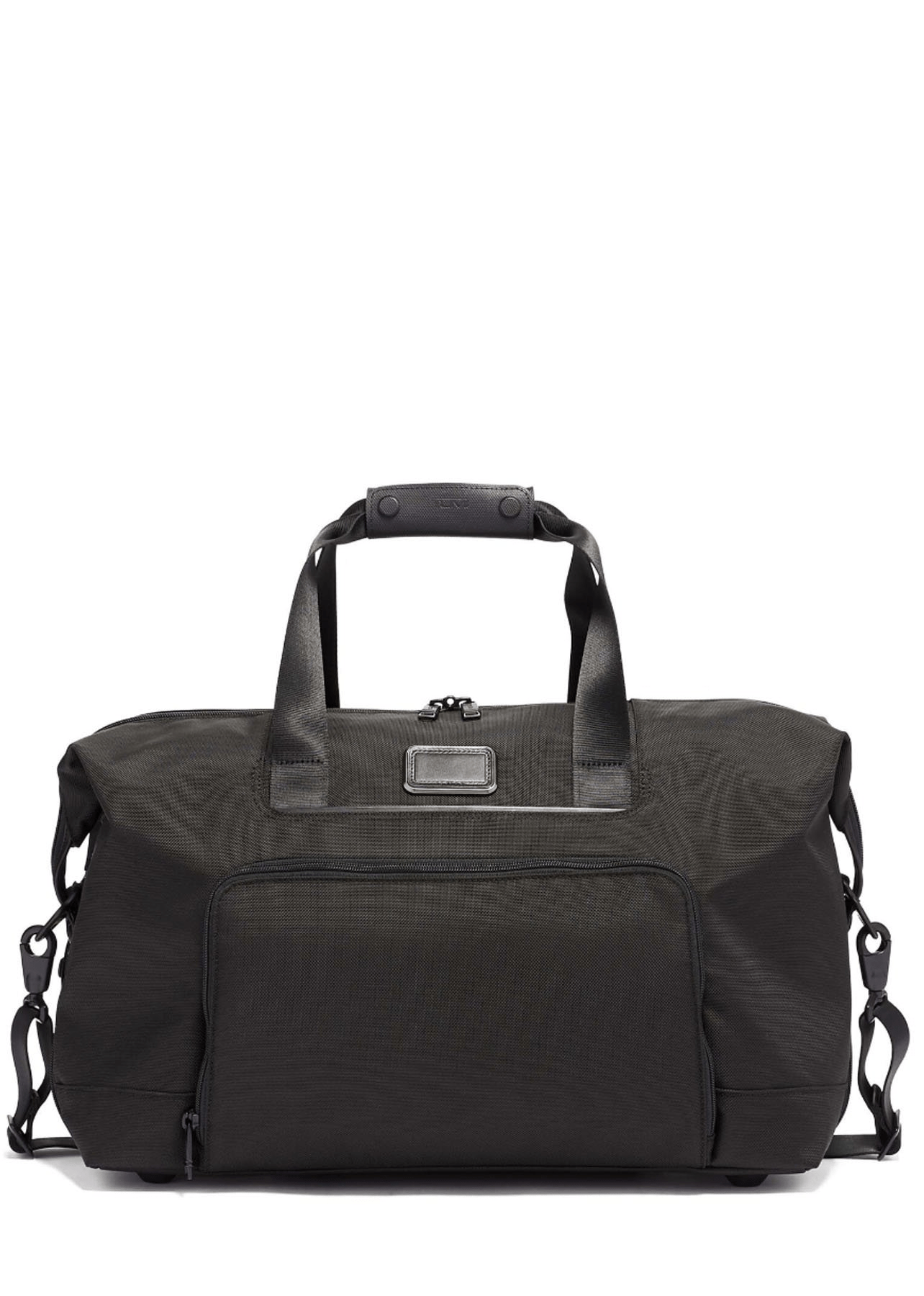 Alpha 3 Double Expansion Travel Satchel - Black