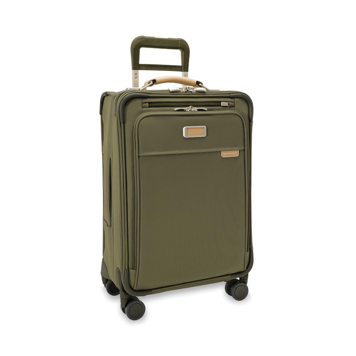 BASELINE Essential Carry-On Spinner Olive - London Luggage