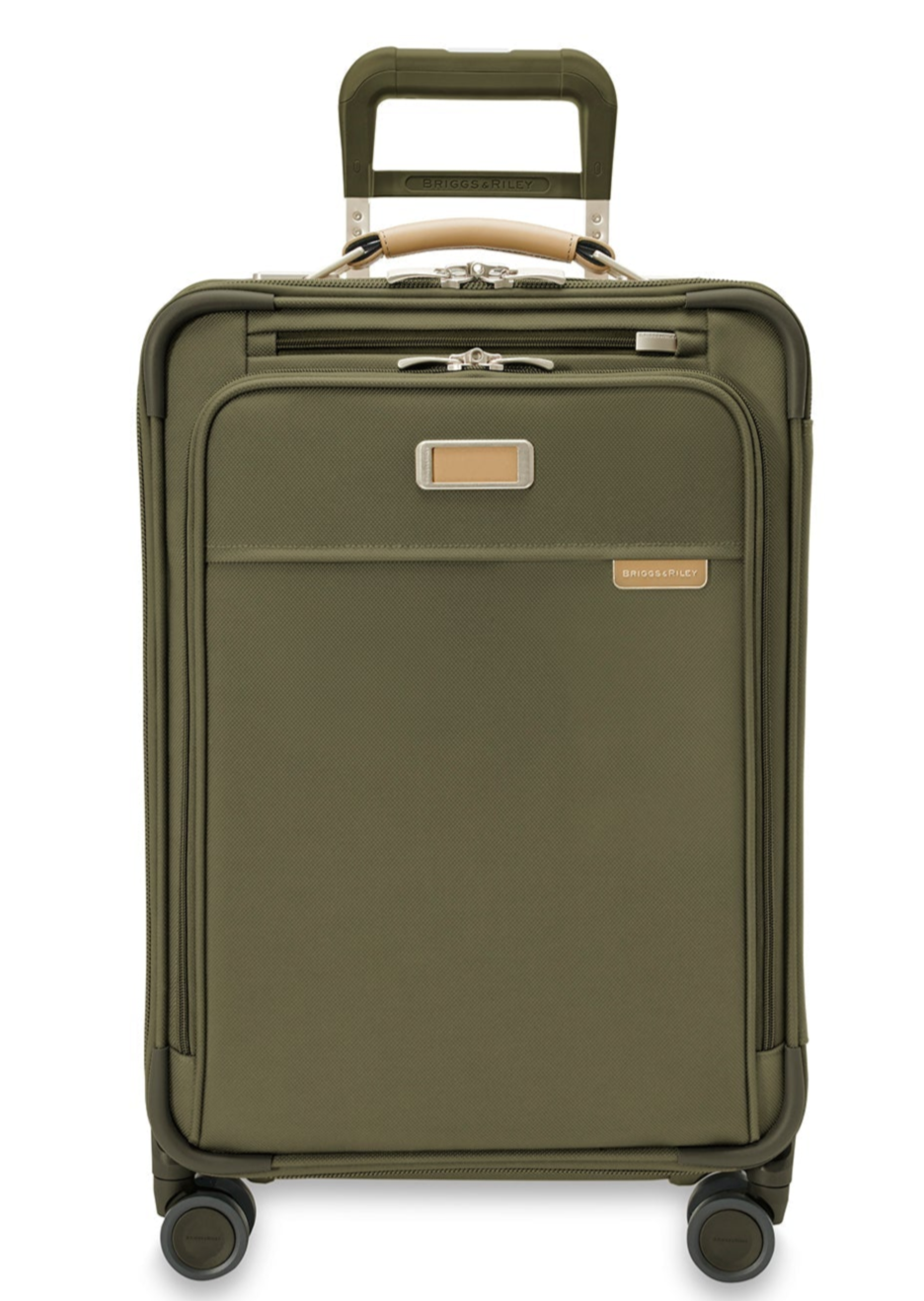 BASELINE Essential Carry-On Spinner Olive - London Luggage